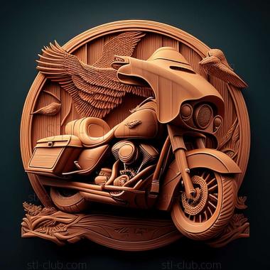 3D мадэль Harley Davidson Road Glide (STL)